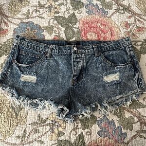 Forever 21 Distressed Denim Women Shorts